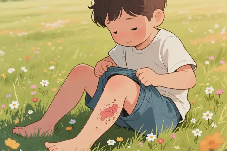 兒童小腿上容易長濕疹不管它會自己自愈嗎(圖3)