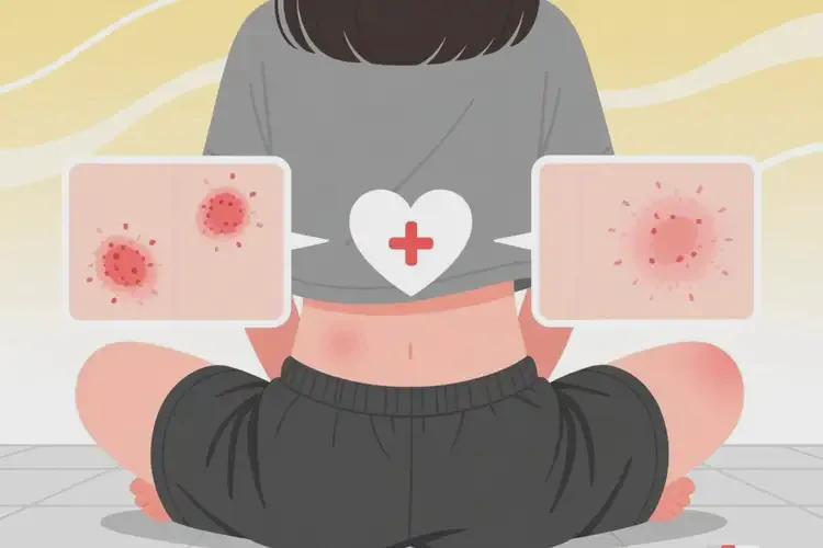 青年人屁股經(jīng)常長濕疹能不能徹底自愈(圖1)