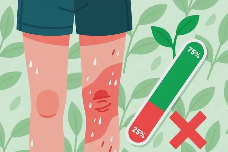 青年人大腿容易長濕疹不管它會自己自愈嗎(圖2)