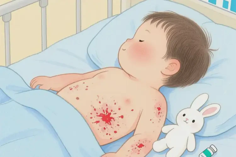 兒童肚子長(zhǎng)濕疹不管它會(huì)自己自愈嗎(圖4)