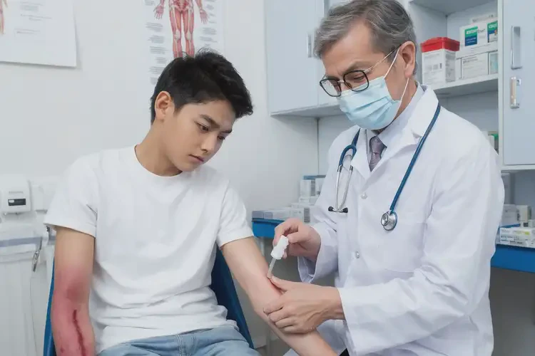 大學生手臂容易起濕疹能徹底自愈嗎(圖3)