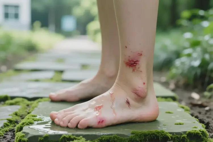 大學生腳上偶爾起濕疹可不可以徹底自愈(圖1)