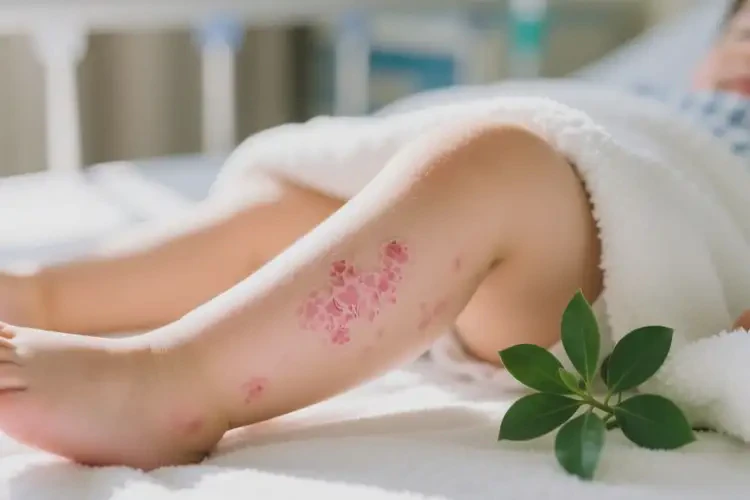 孩子小腿上長(zhǎng)濕疹不管它會(huì)自己好嗎(圖3)