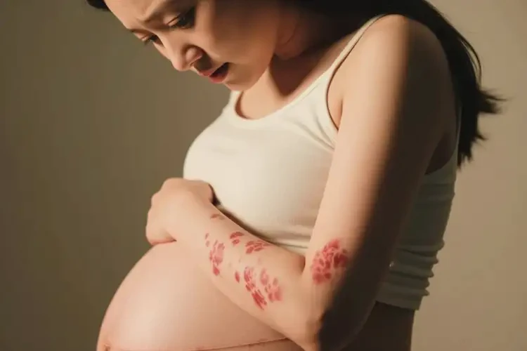 孕婦身上有濕疹不管它會(huì)自己痊愈嗎(圖3)