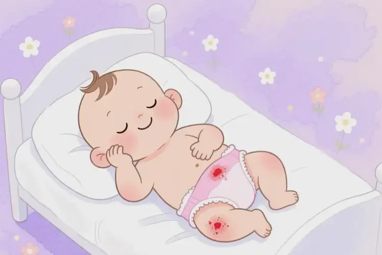 少儿肛周出现湿疹不管它会自己好吗(图1)