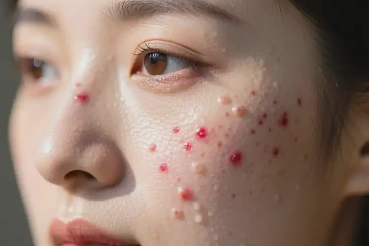 女性面部偶爾起濕疹能徹底自愈嗎(圖3)