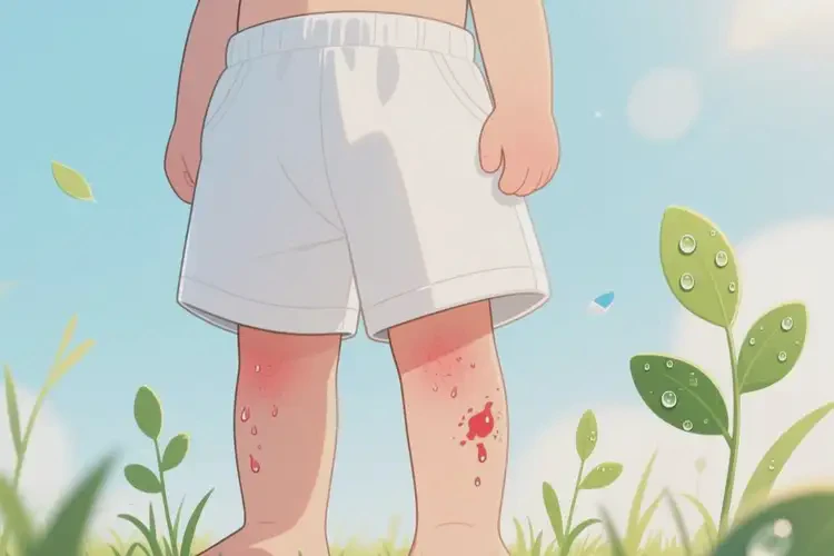 少兒小腿出現(xiàn)濕疹不管它會自己自愈嗎(圖4)