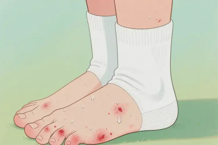 中學(xué)生腳上長濕疹能靠自己自愈嗎(圖3)