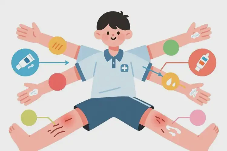 大學(xué)生四肢出濕疹能夠徹底治愈嗎(圖3)