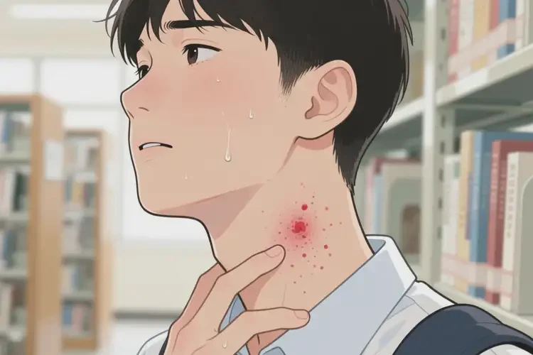 大學(xué)生脖子出現(xiàn)濕疹不管它會(huì)自己自愈嗎(圖3)