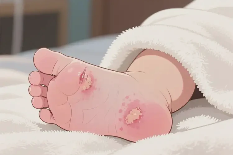 幼兒腳上出濕疹不管它會自己痊愈嗎(圖2)