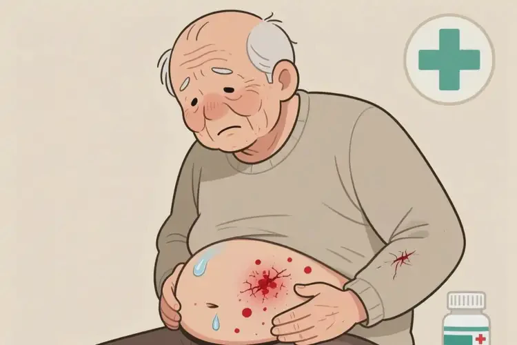 老人肚子上有濕疹可不可以徹底自愈(圖4)