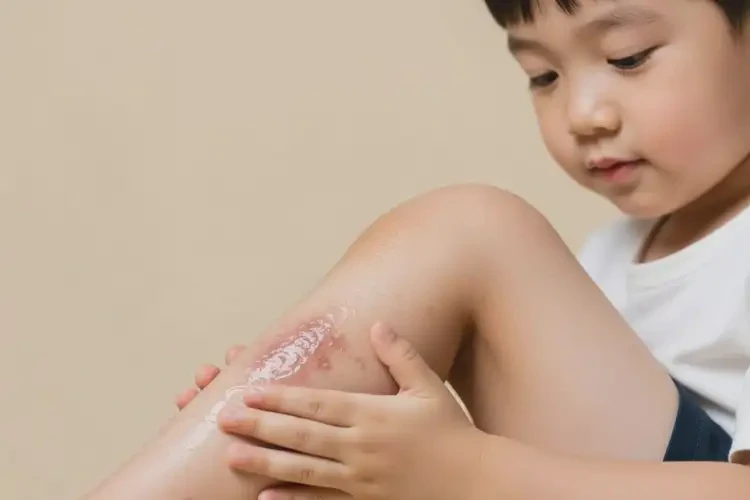 兒童小腿上長(zhǎng)濕疹不管它會(huì)自己自愈嗎(圖2)
