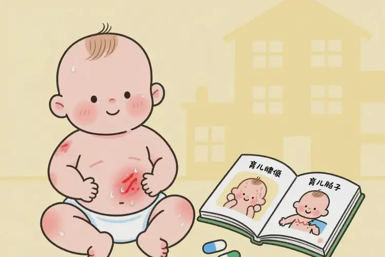 幼兒肚子長濕疹不管它會自己好嗎(圖1)