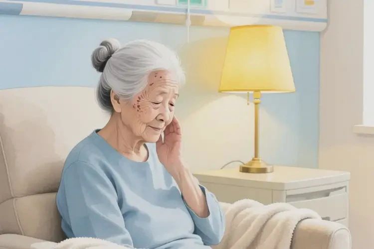 高齡老人面部容易起濕疹能夠徹底治愈嗎(圖2)