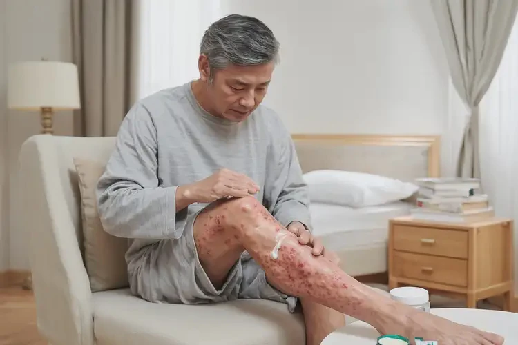 男人大腿偶爾長濕疹能徹底自愈嗎(圖2)