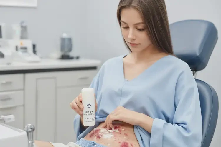 女生肚子上長(zhǎng)濕疹不管它會(huì)自己自愈嗎(圖2)