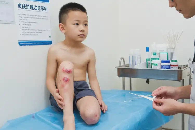 少兒大腿上容易長濕疹不管它會自己好嗎(圖3)