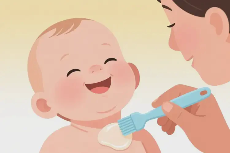 嬰兒脖子容易起濕疹不管它會(huì)自己好嗎(圖1)