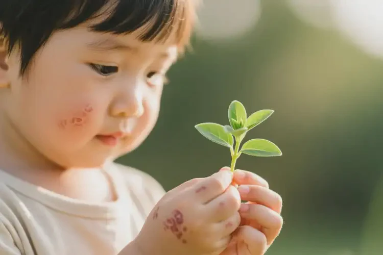 小孩手上有濕疹能徹底自愈嗎(圖1)