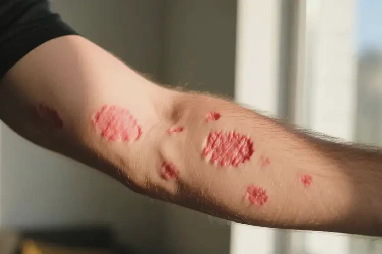 男性手臂經(jīng)常長濕疹不管它會自己自愈嗎(圖3)