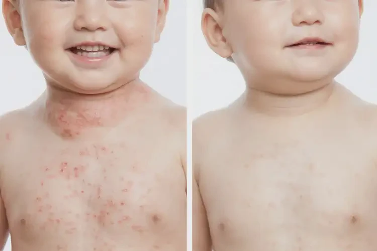 小兒脖子偶爾起濕疹不管它會自己痊愈嗎(圖2)