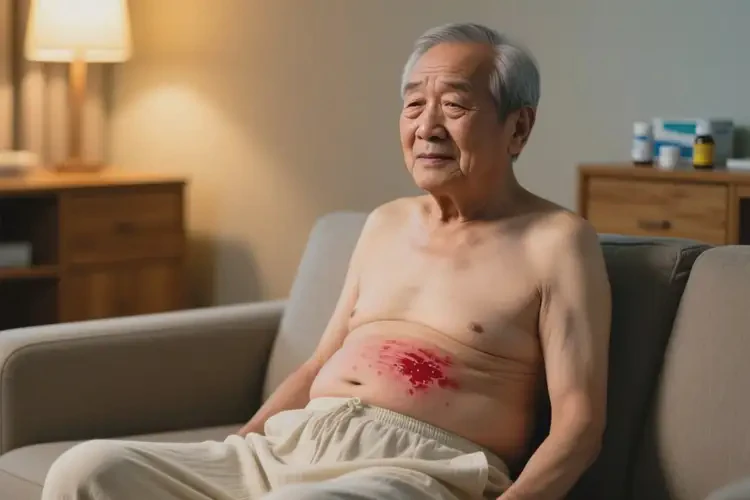 老年人肚子出現(xiàn)濕疹不管它會自己自愈嗎(圖4)