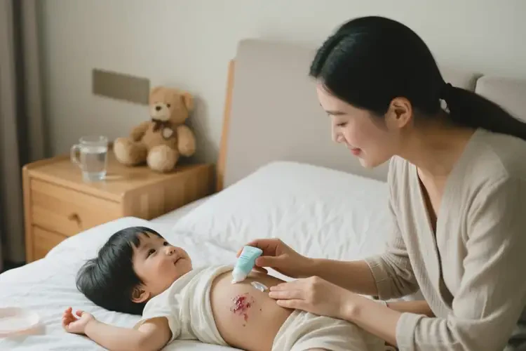 小孩肚子上容易長濕疹能徹底自愈嗎(圖2)