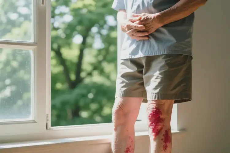 老人大腿經(jīng)常起濕疹可以徹底自愈嗎(圖2)