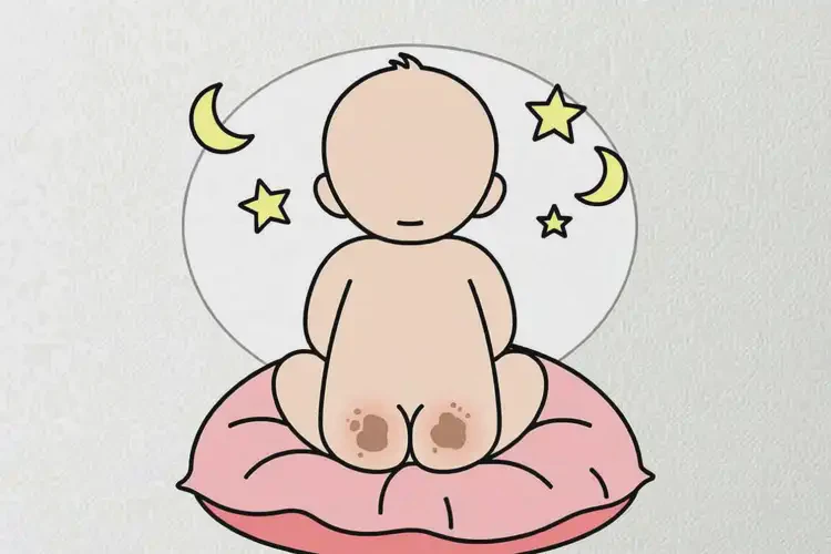 新生儿屁股上出湿疹能靠自己自愈吗(图1)