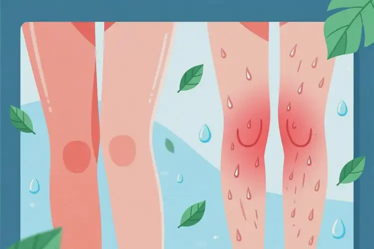 女性小腿上有濕疹不管它會自己自愈嗎(圖3)