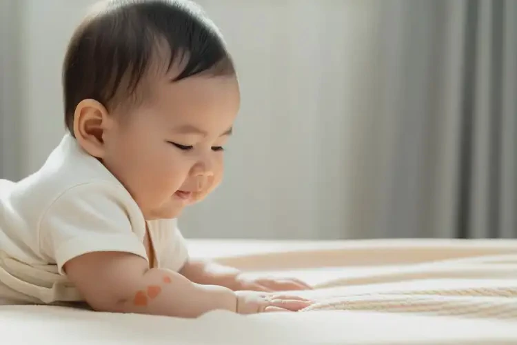 小兒身上出濕疹不管它會(huì)自己自愈嗎(圖4)