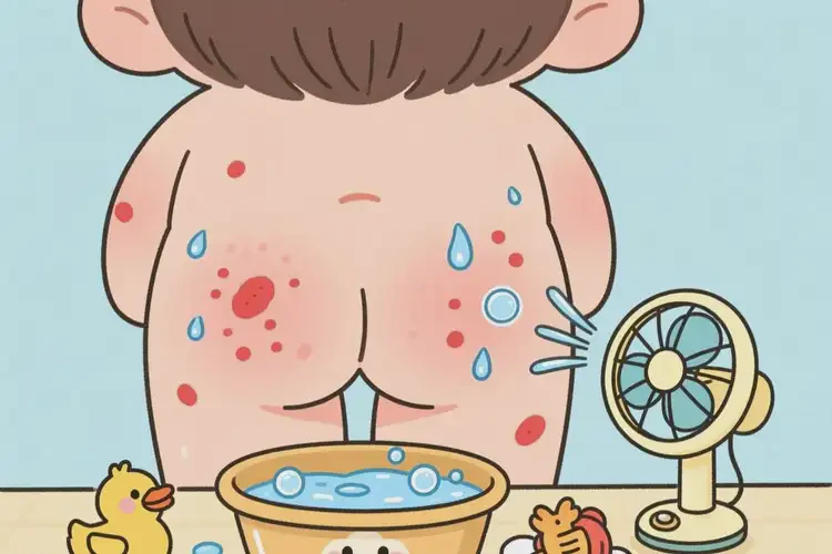 少兒屁股偶爾長(zhǎng)濕疹能夠徹底治愈嗎(圖3)