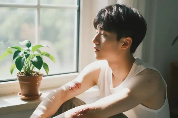 青年人手臂容易長(zhǎng)濕疹可以徹底自愈嗎(圖2)