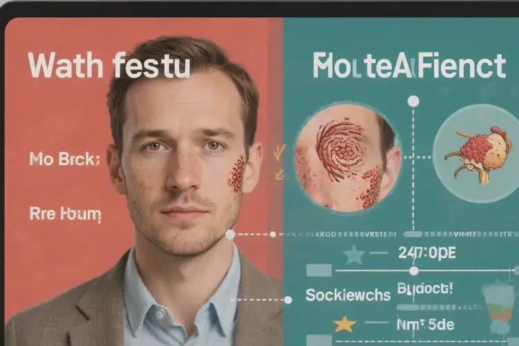 男人面部偶爾起濕疹能不能徹底自愈(圖1)