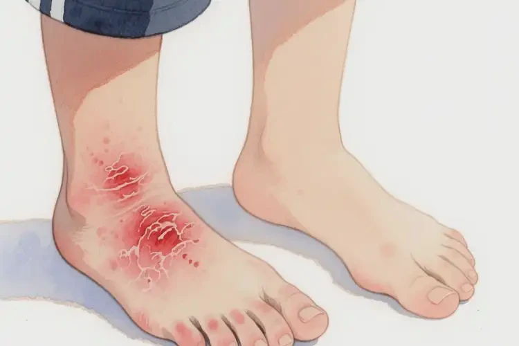 小學(xué)生腳上出現(xiàn)濕疹不管它會(huì)自己好嗎(圖3)