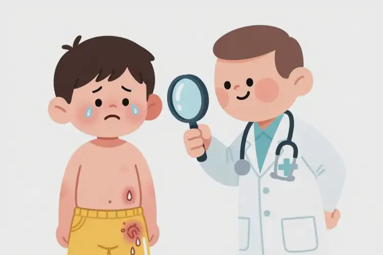 少兒屁股上有濕疹能靠自己自愈嗎(圖2)