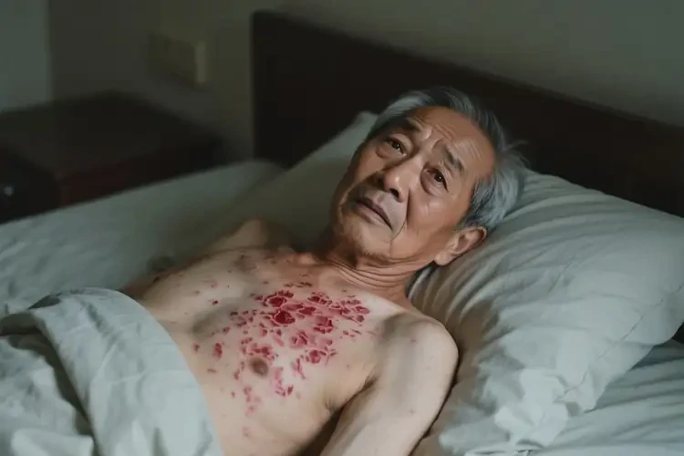 高齡老人全身長(zhǎng)濕疹不管它會(huì)自己好嗎(圖1)