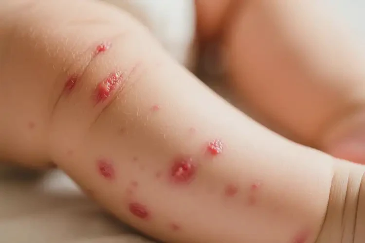 幼兒小腿偶爾長(zhǎng)濕疹不管它會(huì)自己自愈嗎(圖1)