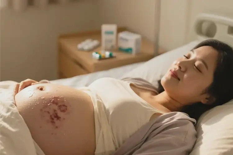 產(chǎn)婦肚子起濕疹不管它會自己痊愈嗎(圖3)