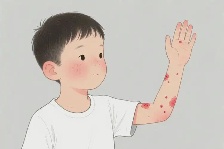 小學生手臂偶爾起濕疹不管它會自己痊愈嗎(圖3)
