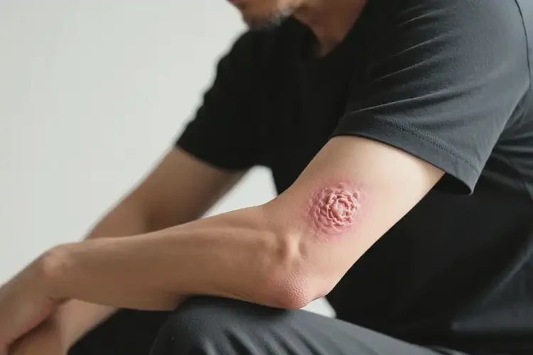 男性手臂經(jīng)常長濕疹不管它會自己自愈嗎(圖2)