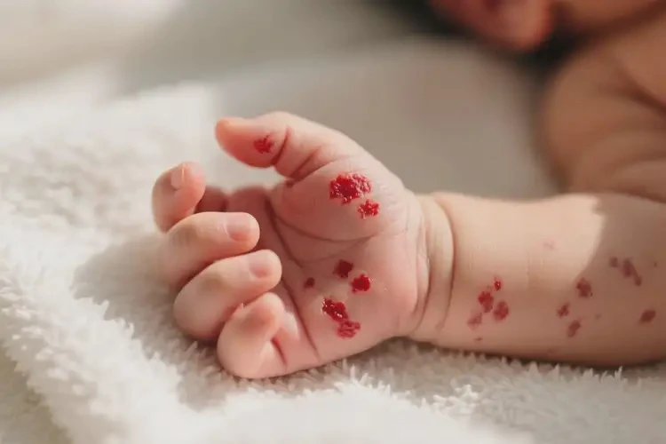 新生儿手上有湿疹不管它会自己好吗(图3)