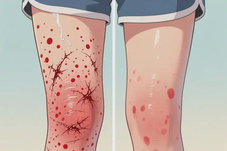 青少年大腿上出濕疹能不能徹底自愈(圖2)