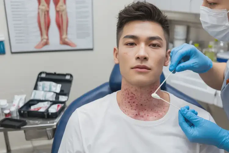 青年人脖子起濕疹能徹底自愈嗎(圖3)