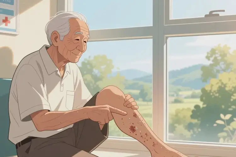 老人全身偶爾起濕疹不管它會(huì)自己痊愈嗎(圖3)