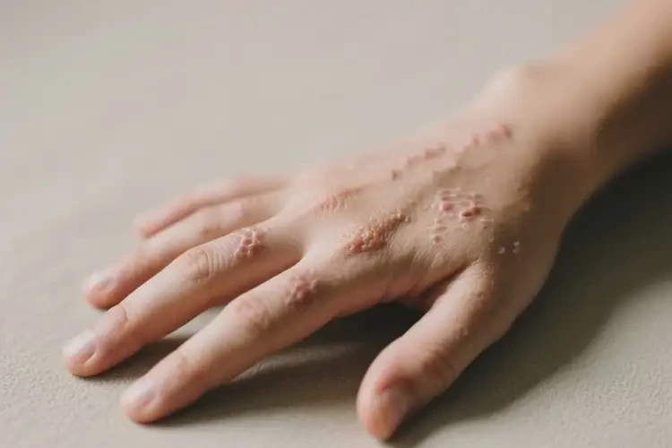 青少年手上長濕疹不管它會(huì)自己好嗎(圖3)