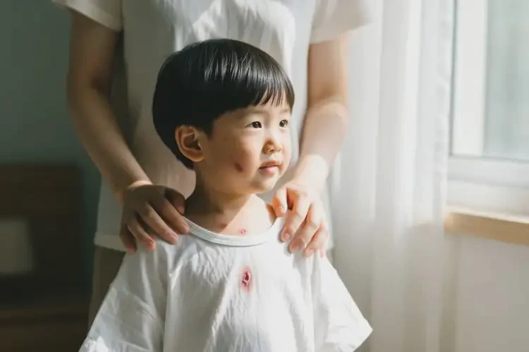 孩子全身容易起濕疹不管它會自己好嗎(圖1)