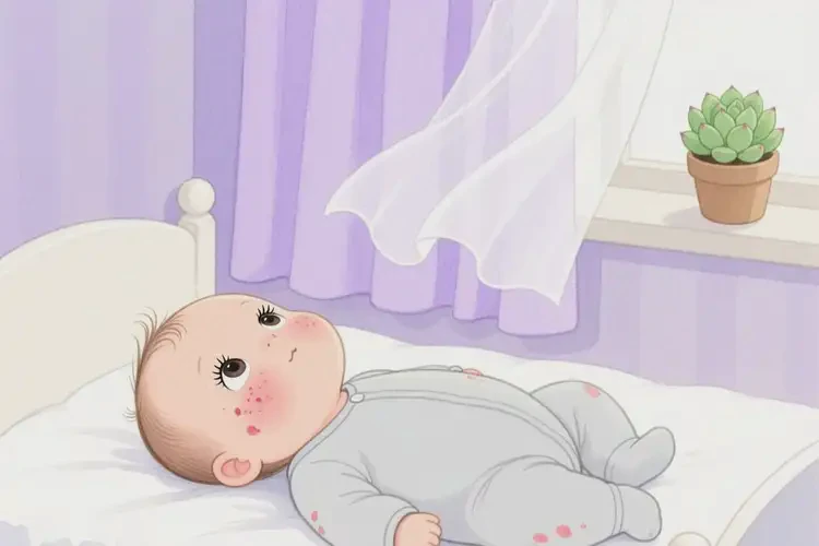 幼兒身上出濕疹不管它會(huì)自己好嗎(圖1)