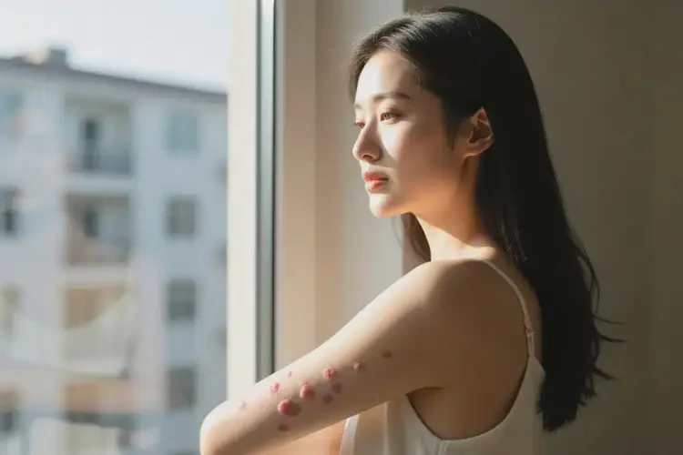 女人身上出濕疹不管它會自己痊愈嗎(圖1)